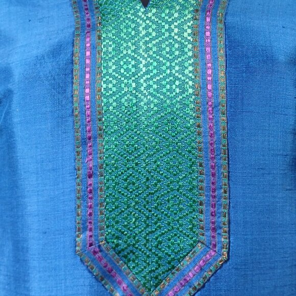 Star of Siam Handwoven Silk Dress - Picture 2 of 5